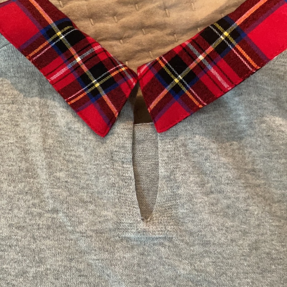 J. Crew Knit with Plaid - Picture 5 of 6